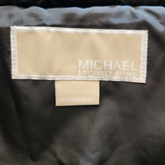 Michael Kors Women's Long Down Black Puffer Jacket, Size: Petite Small - Picture 14 of 14